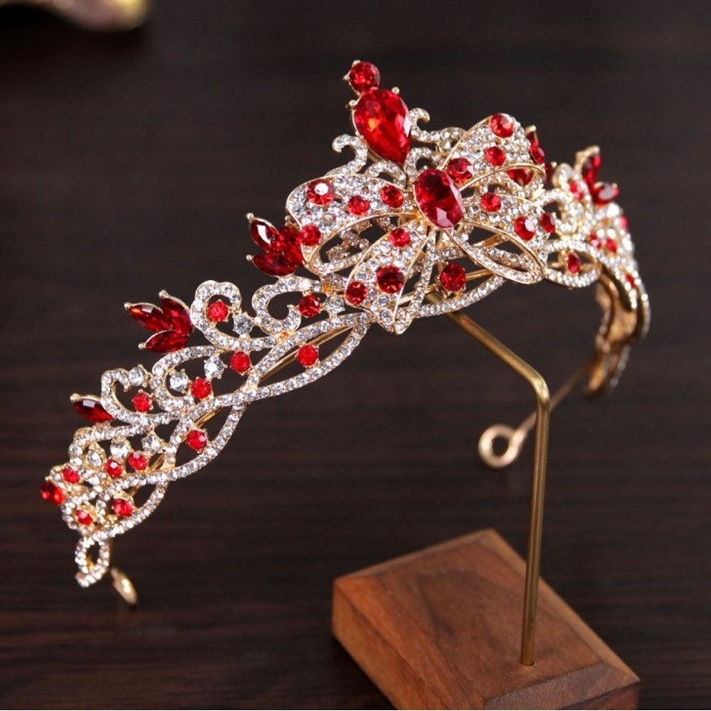 Royal Queen Crown Headband, Princess Tiara for Bride Quinceanera Headpiece, Gift